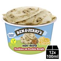 Non-diary cookies on cookie dough