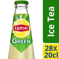 Liptonice tea green glazen flesjes