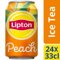 Liptonice tea peach blik