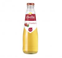 Rivella cranberry glazen flesjes