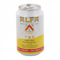 Alfa bier blik