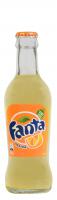 Fanta orange glazen flesjes