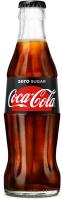 Coca cola zero glazen flesjes
