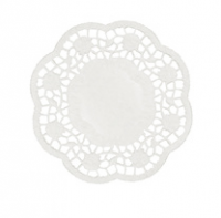 Druppelvangers rond 10cm wit