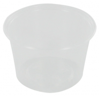 Bakje rond transparant 100ml