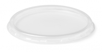 Deksel transparant rond 100ml