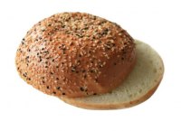 Soft burger bun met sesam en komijnzaad B958