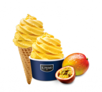 One shot frozen yoghurt mango/passie