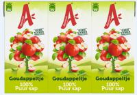 Geblokkeerd: Appelsap pakjes