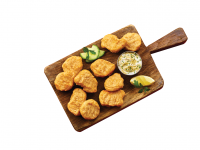 Geblokkeerd: Battered chicken nugget