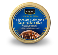 Geblokkeerd: Chocolate & almond caramel cup