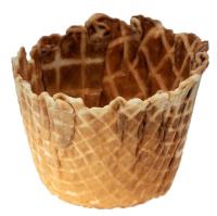 Wafelbakje rond ambachtelijk