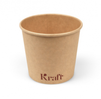 Geblokkeerd: Saladebakken 300ml karton bruin