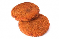 Kipburger gepaneerd