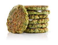 Green oat burger