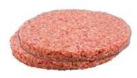 Amb. slagersburger 100% rund dun