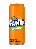 Fanta orange blik