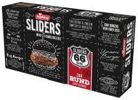 Sliders mini hamburgers rund