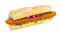 Baguette burger crunch