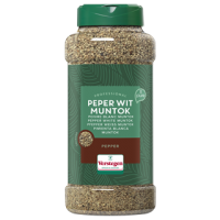 Peper witte muntok gestampt