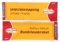 Rundvleeskroket oven