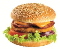 Geblokkeerd: Bacon burger incl. baconslices