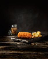 Geblokkeerd: Grove mosterd kroket