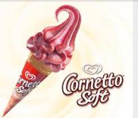 Geblokkeerd: Cornetto soft aardbei
