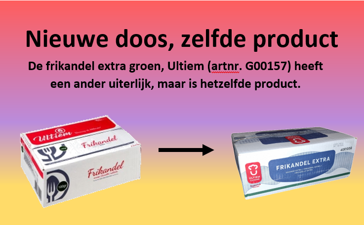 Zelfde product, andere verpakking